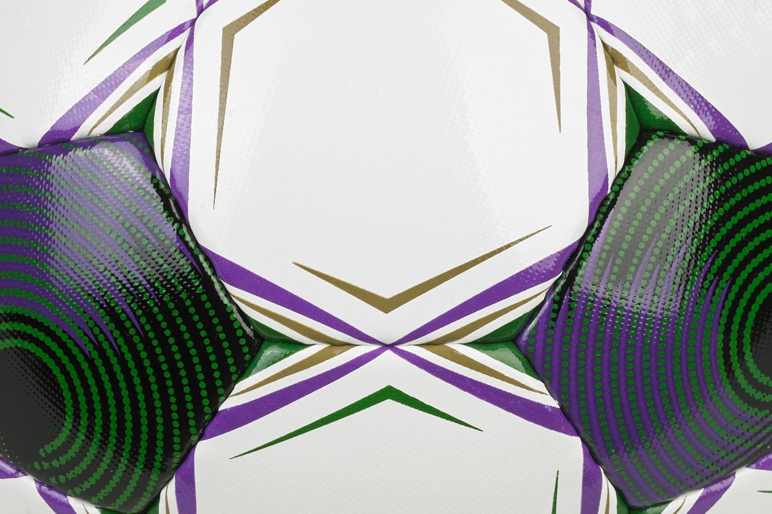 Select Royale Soccer Ball, White/Purple/Green V25, Size 5