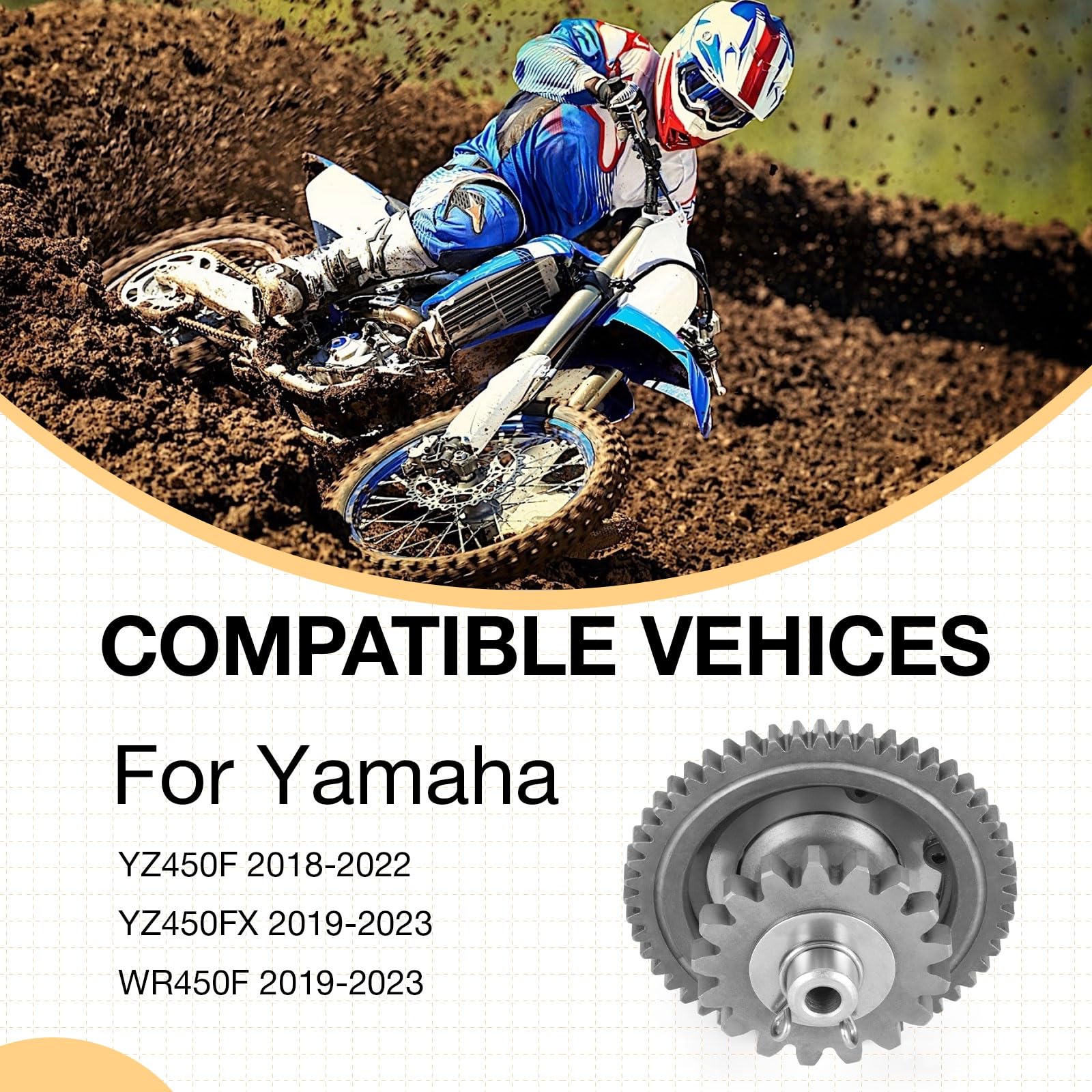 Starter Clutch Assembly for Yamaha YZ450F YZ450FX WR450F 2018-2023