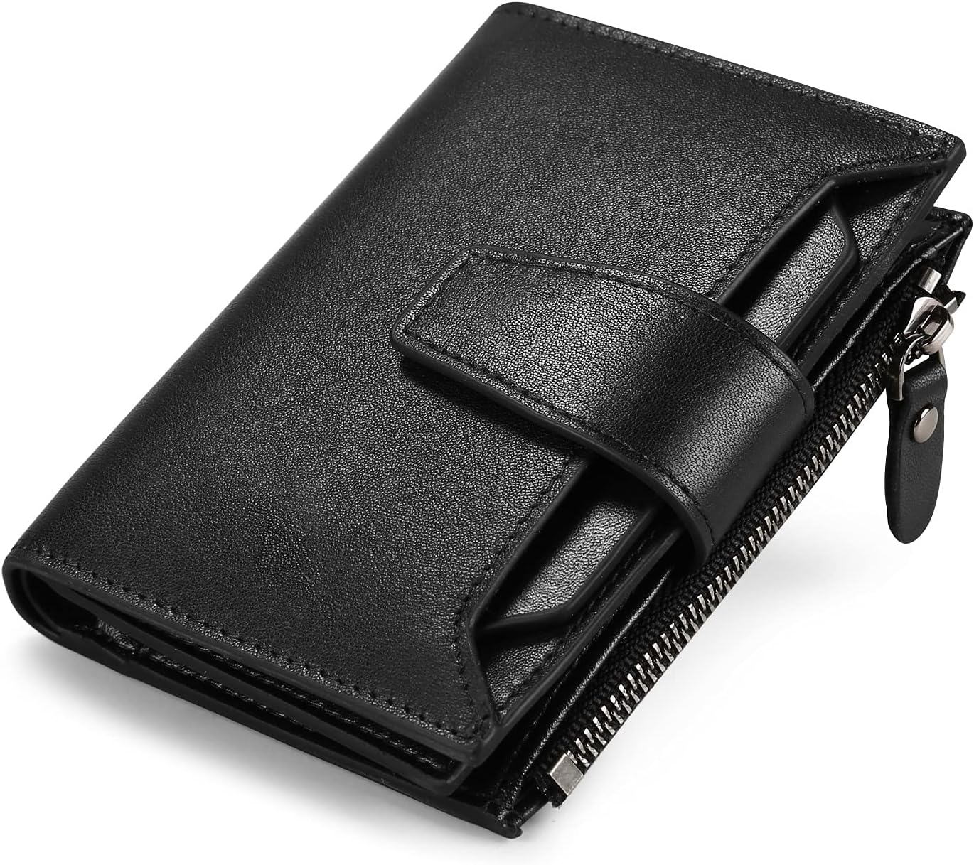 BAIGIO RFID Blocking Bifold Wallet for Men with Coin Pocket