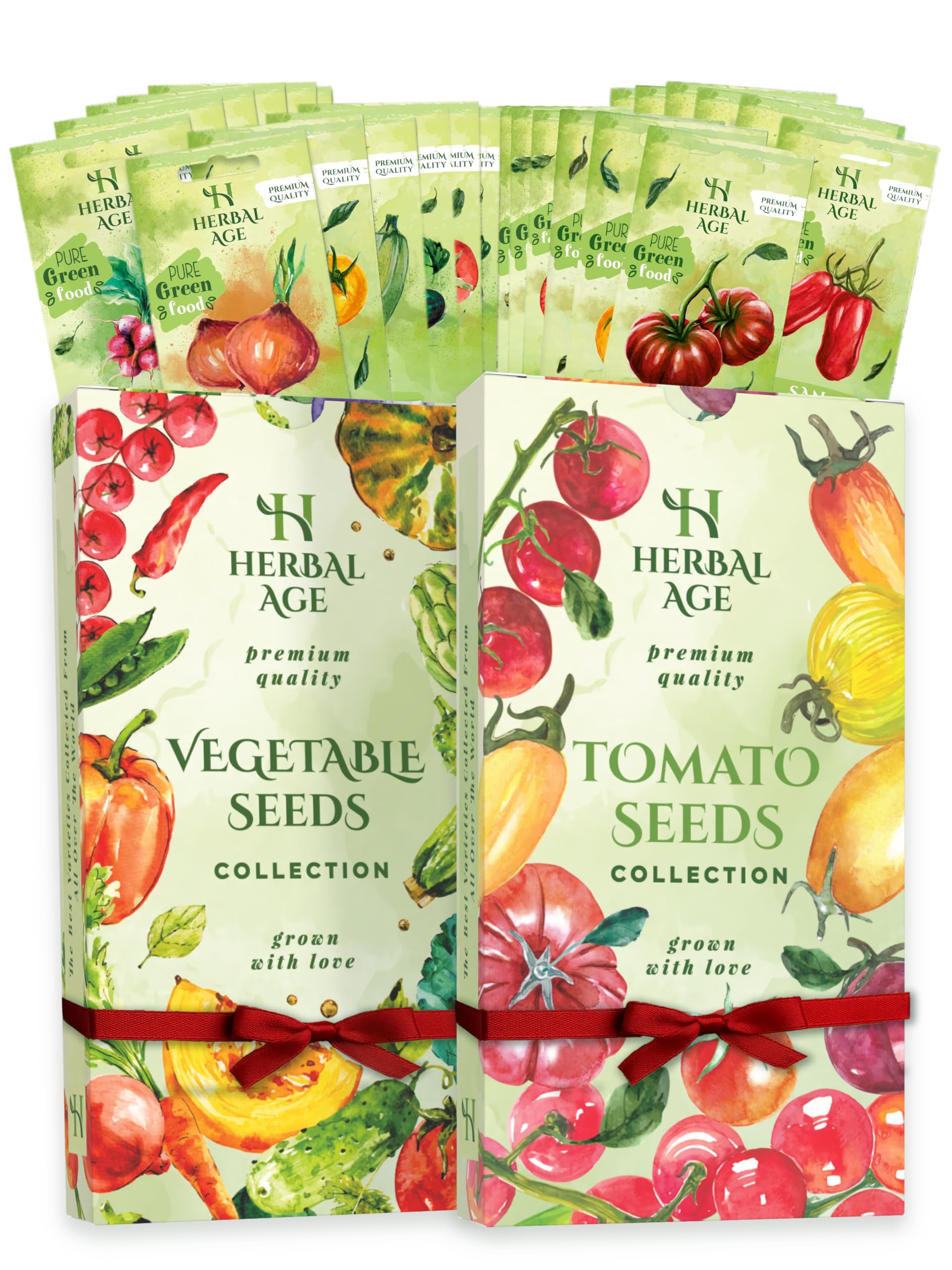 Grow Your Own Vegetables & Tomatoes – 26 Plants Varieties of Garden Seeds, 5,600+ Winter Seeds Kit for Planting UK, Allotment & Gardening Gift Ideas – Unusual Gifts for Women, Men or Couples — image 1