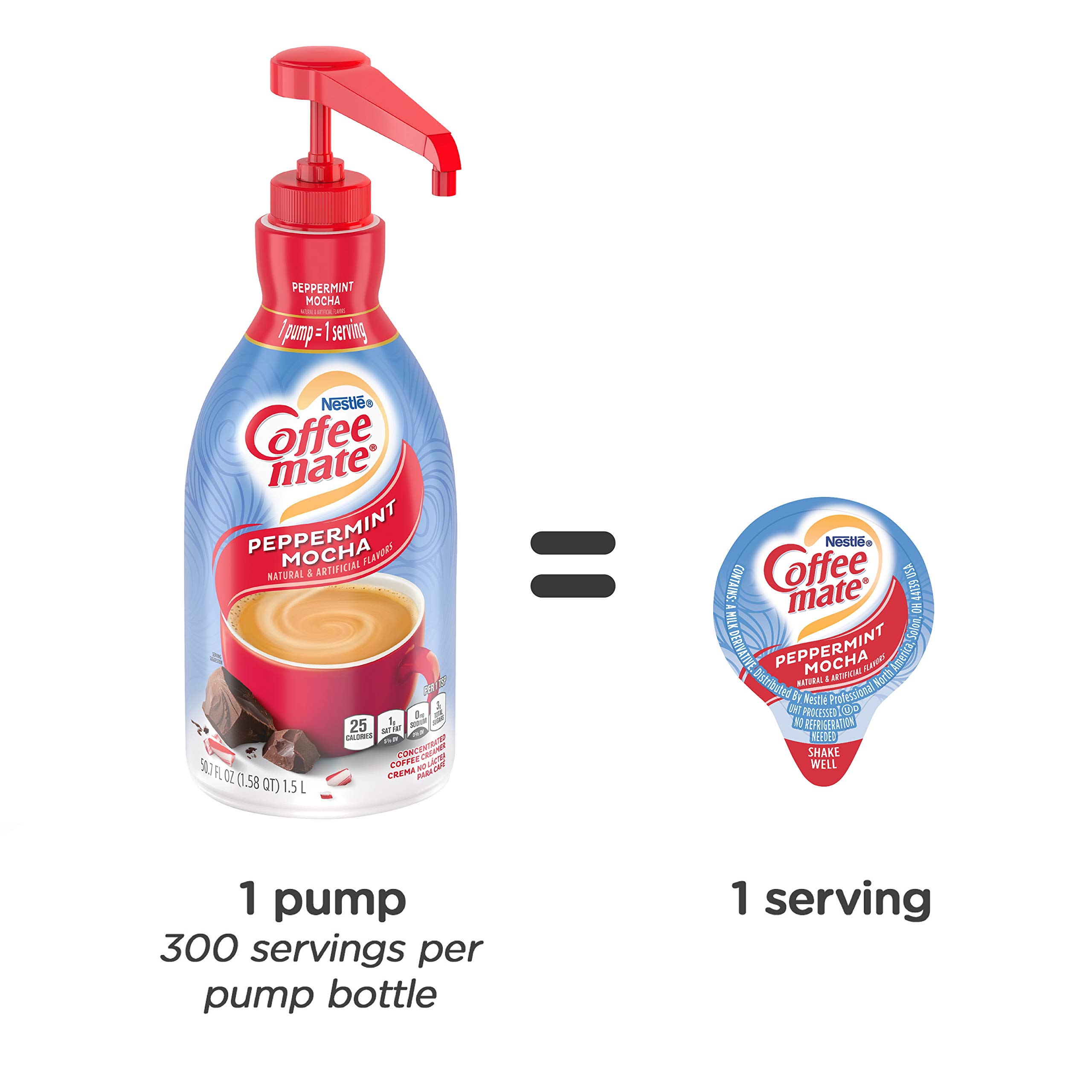 Nestle Coffee mate Coffee Creamer, Peppermint Mocha, Concentrated