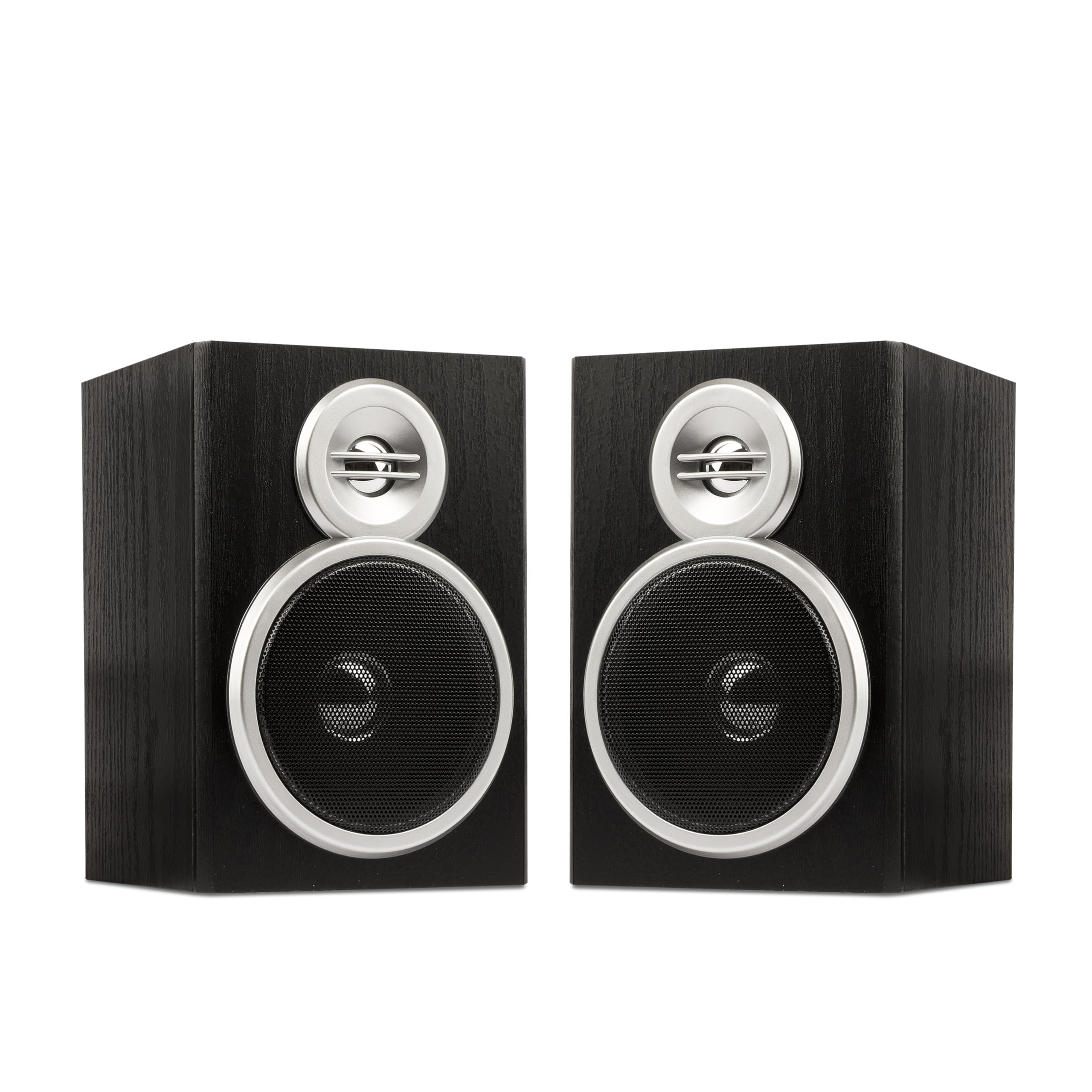 Trevi TT 1072 DAB Giradischi Vintage 25W 3 Velocità CD USB AUX-IN Cassette Radio Digitale Stereo All-in-One Encoding Nero