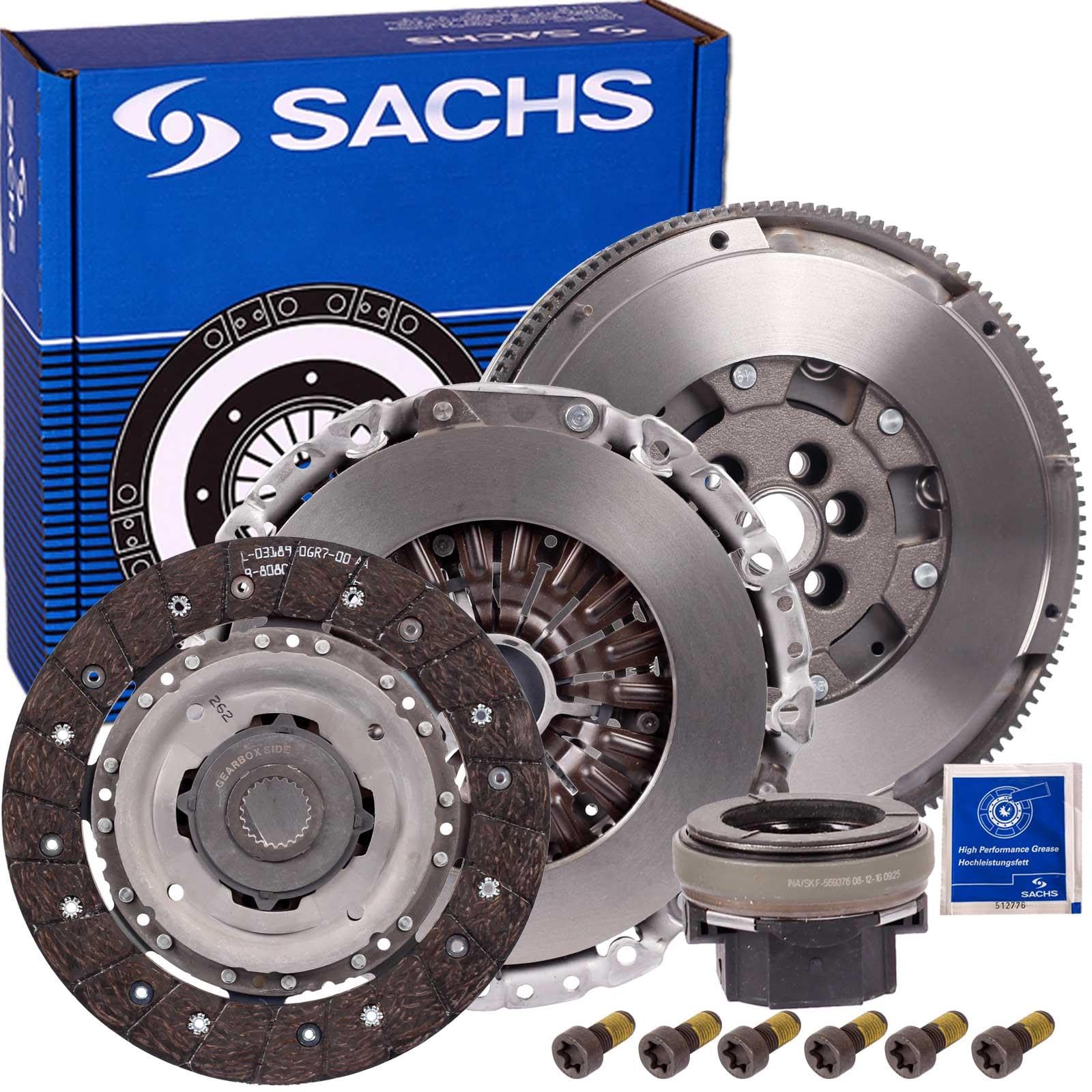 SACHS 2290 601 065 Kompletny zestaw sprzęgła z dociskiem sprzęgła z dwumasowym kołem zamachowym ze śrubami koła zamachowego z tarczą sprzęgła z łożyskiem oporowym