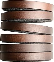 S1EGAN Olen Wood Coasters Set of 6 - 4.3" Absorbent Felt Insulation, Stackable Cup Holders for Drinks & Wooden Tables