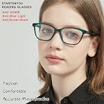 Reading Glasses for Women, 3-Pack Blue Light Computer Eyeglasses, Cat-Eye Fashion Full Frame with Spring Hinge Ladies Readers +2.25diopter | Blu-blocker Computer Reading Eyeglasses +2.25diopter Ladies Cat-Eye Fashion Full Frame with Spring Hinge