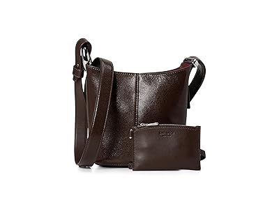 Kate Spade New York Halo Glazed Leather Mini Bucket Women
