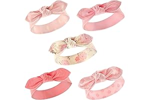 Cozy Comfort for Precious Princess: Hudson Baby Cotton and Synthetic Headbands