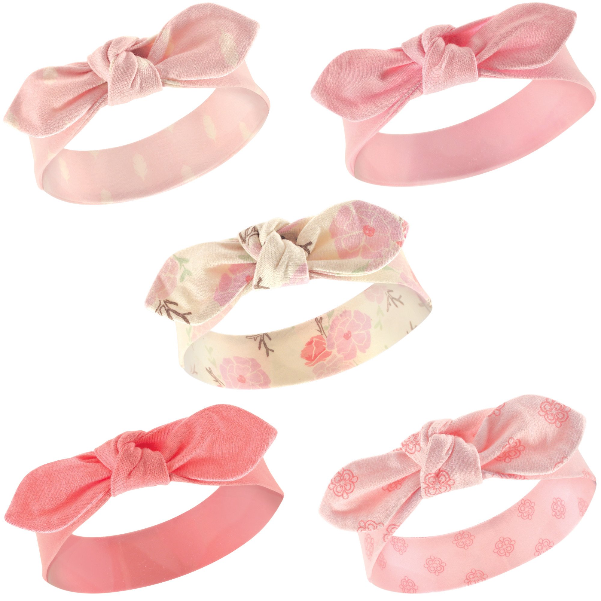 Hudson Baby Infant Girl Cotton and Synthetic Headbands
