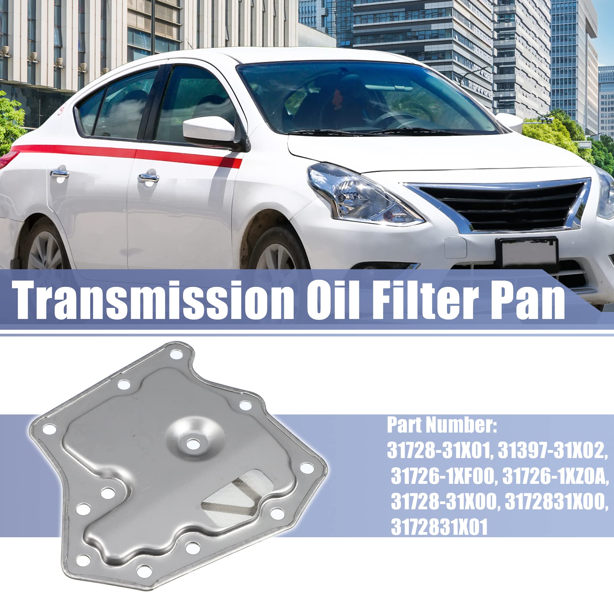 Amazon | uxcell トランスミッションフィルター オイルパン 31728