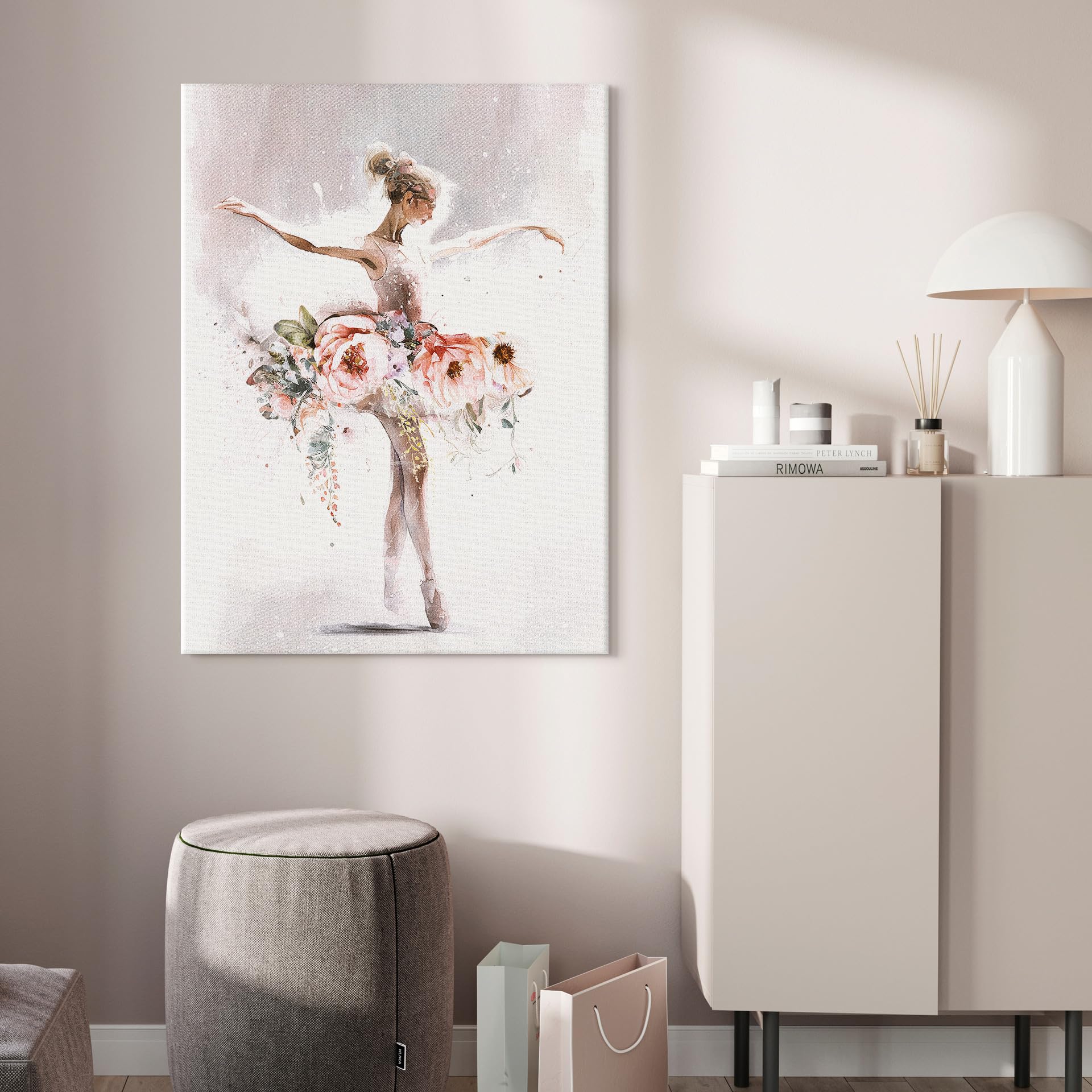 STYLER Ballet Canvas Wall Art 60 x 80 cm (Ready to Hang) - Elegant