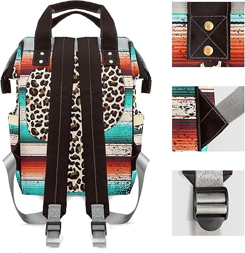 Miniatura 3 de Sunshine Pink Cactus - Mochila para pañales con nombre de gran capacidad, bolsa multifunción para mamá, papá, unisex, niño y niña, Diseño 5,