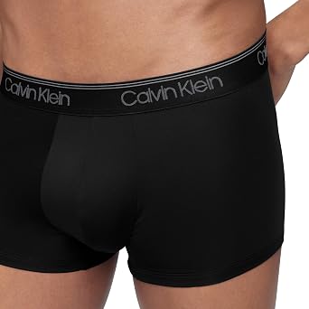 Calvin Klein Men's Low-Stretch Microfiber Rise Trunks Multipack Underwear