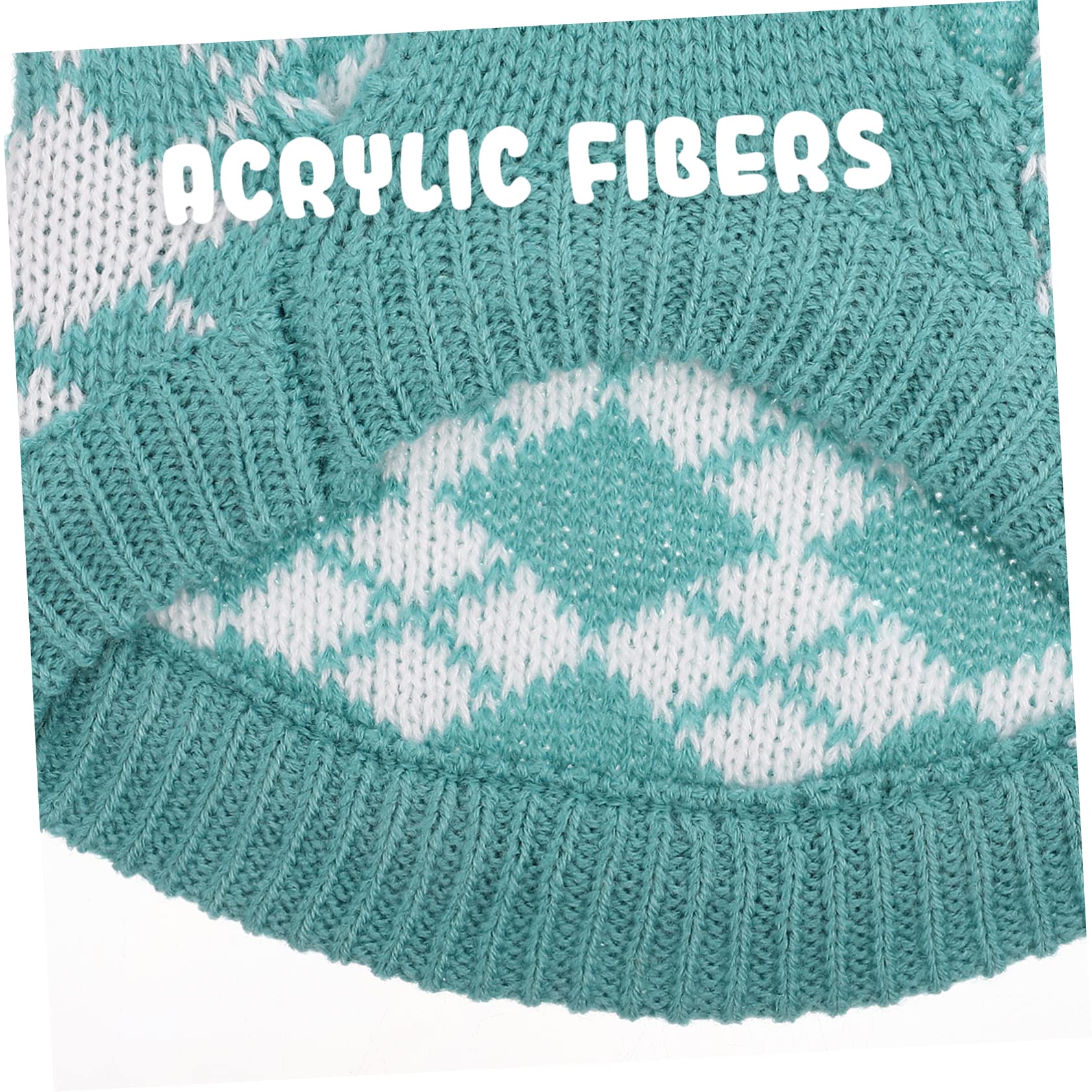 Kisangel 5pièces Pull pour Chien Vêtement Hiver pour Chiens De Pull Chaud à Motifs pour Et Activités Extérieures