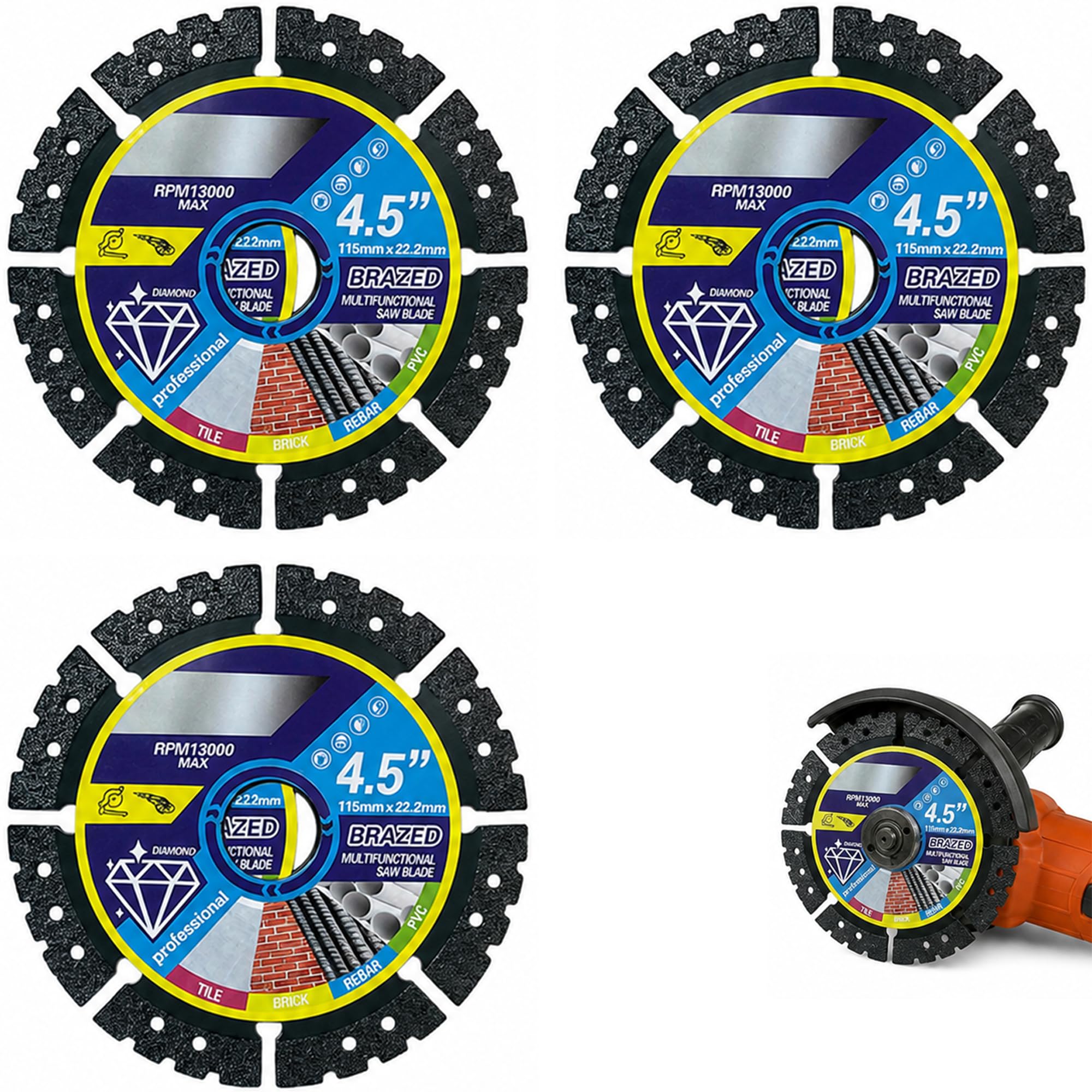 115mm Diamond Cutting Disc 1.2mm Ultra-Thin