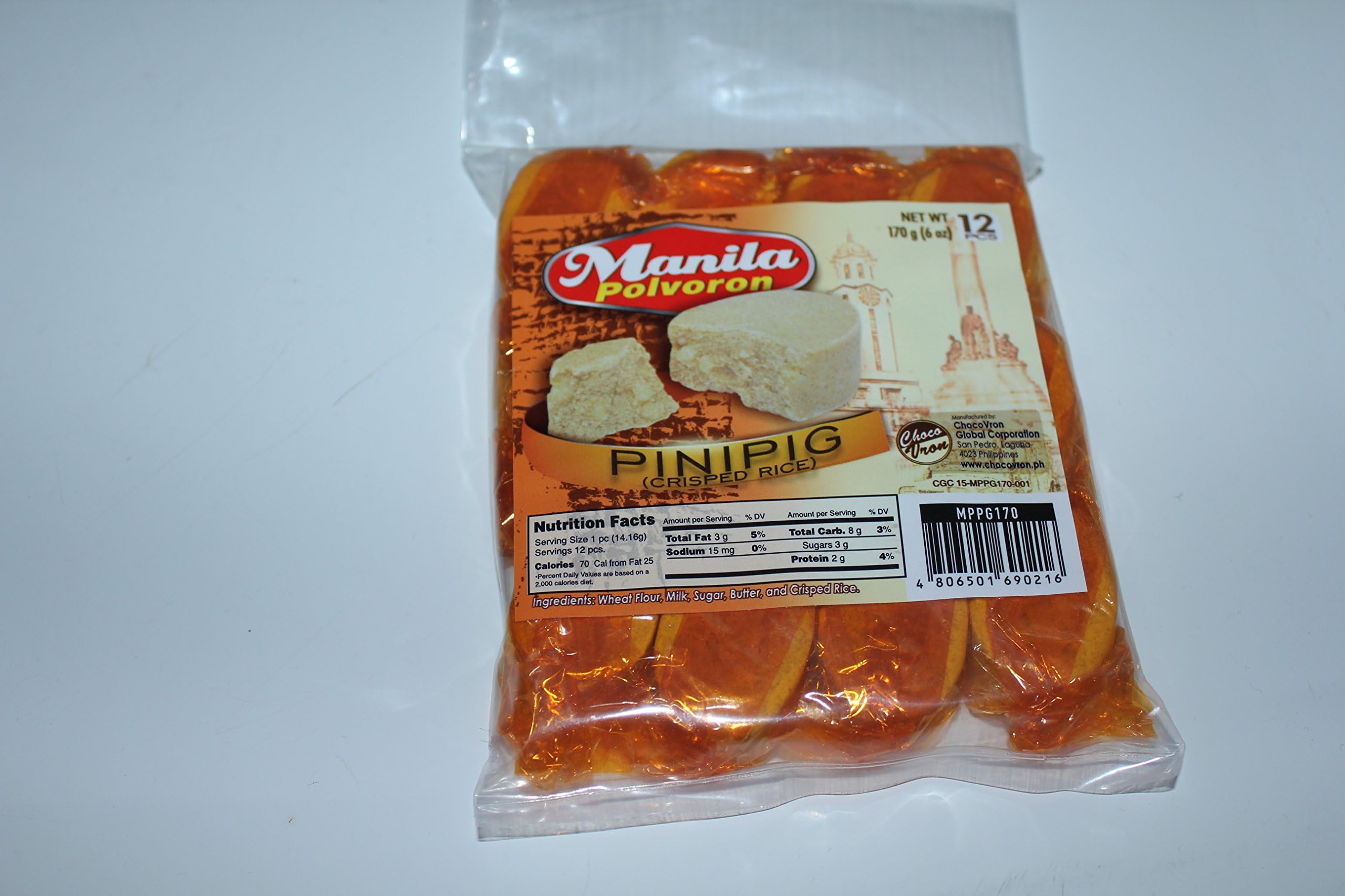 Polvoron Pinipig Pack of Three 12 PCS a Pack