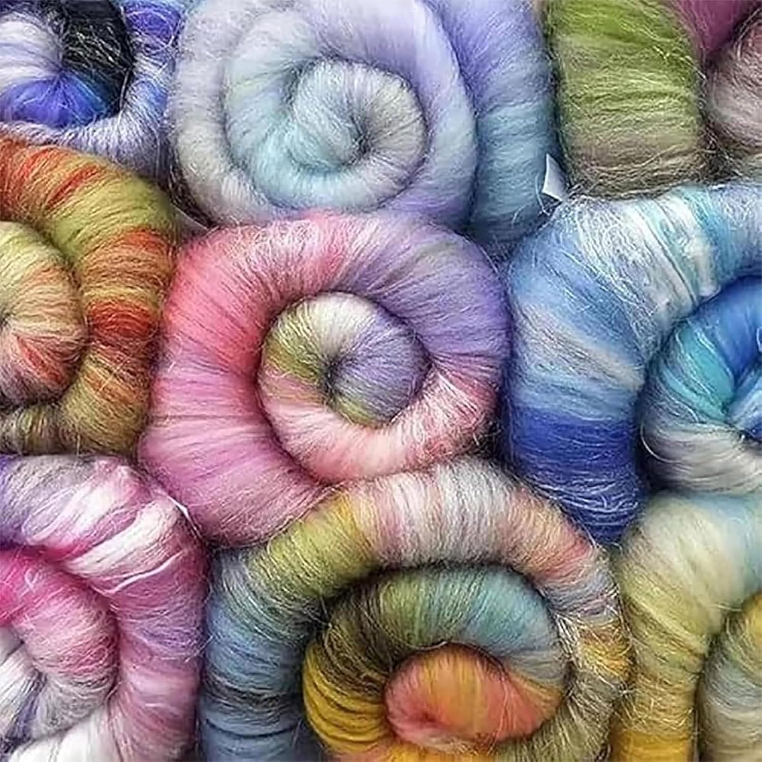 Wolltrommel Carder Fiber Machine, elektrische Wollkardiermaschine mit Fußpedal, einstellbare Vorwärts- und Rückwärtsgeschwindigkeit, ideal zum Filzen und Weben
