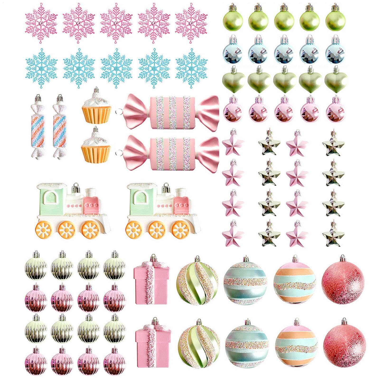 Bolas navideñas para árbol Juego de Bolas Colgantes Multicolor irrompibles