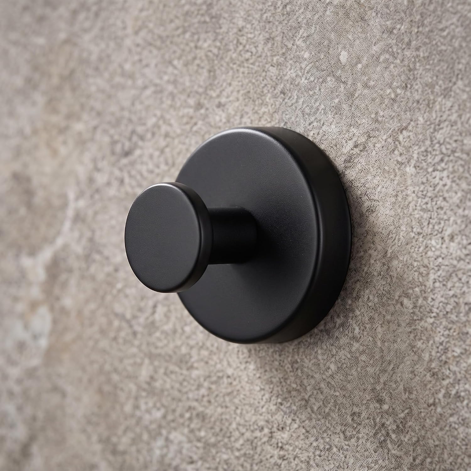 6 Pack Stainless Steel Suction Hooks for Glass Doors, Black image 4