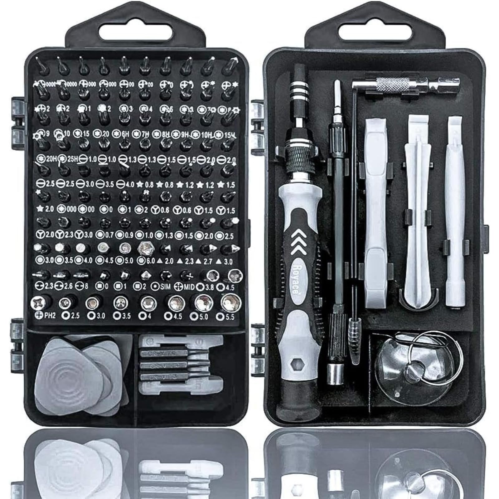 NPB Store ScrewDriver Tool Set Kit, Tool Kit, 115 in 1 Screwdriver Set, Electronics Magnetic Repair Tool Kit with Case for Repair Computer, iPhone, PC, Laptop, Game Console, Watch, Glass(Multicolor)
