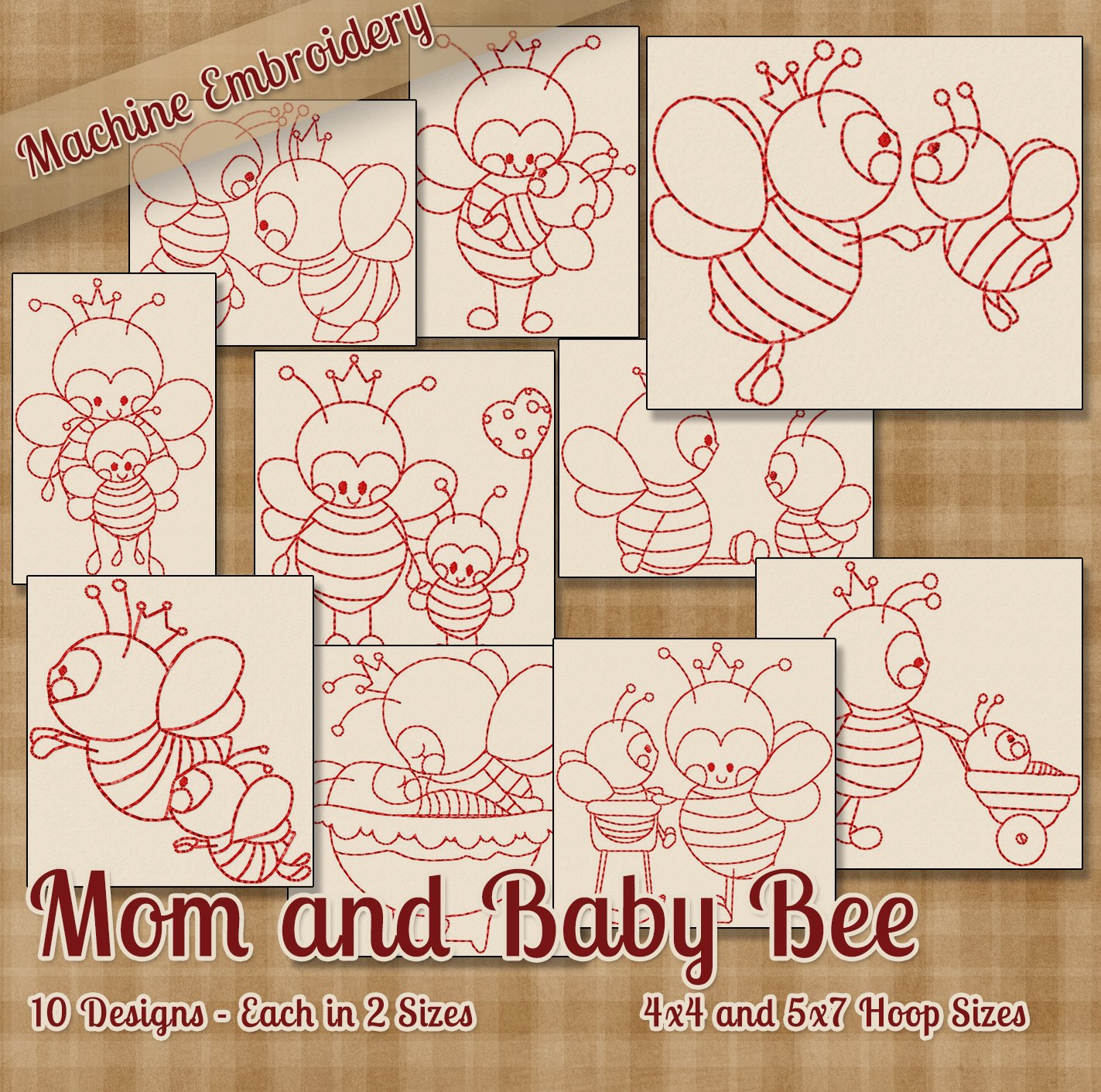 Quilting Bee Designs Redwork Patterns FREE Quilt Patterns