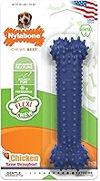 Vista 1 de Nylabone Moderate Chew FlexiChew Dental Chew Juguete Masticable Pollo MedianoLobo (1 unidad)