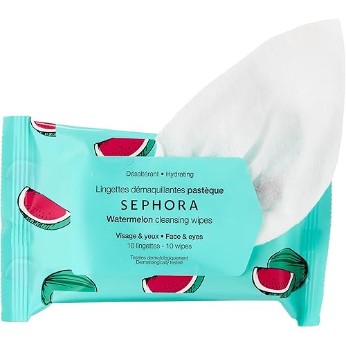 Sephora Watermelon Cleansing Wipes (Travel Size)
