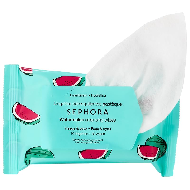 Lenços de limpeza SEPHORA Watermelon, tamanho viagem