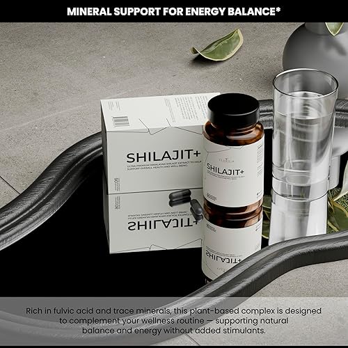 Miniatura 6 de Cápsulas de extracto de shilajit del Himalaya, 90 unidades, Shilajit puro para hombres y mujeres, apoyo energético natural