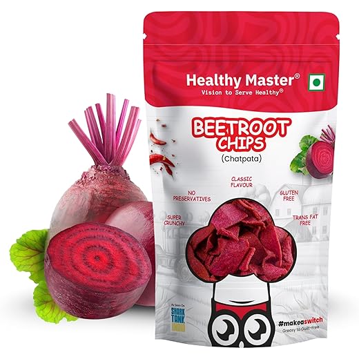 Healthy Master Beetroot Chips - Light & Crispy 200g