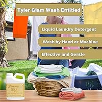 Vista 104 de Worldwide Nutrition Paquete: Tyler Candle Company Glamorous Wash Diva - Detergente líquido para ropa - Detergente para ropa Diva lavable a mano y a
