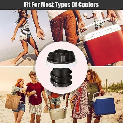 Miniatura 5 de Tapones de drenaje de repuesto para la línea de enfriadores Roadie, Tundra y tanque de Yeti y refrigeradores RTIC con diseño a prueba de fugas