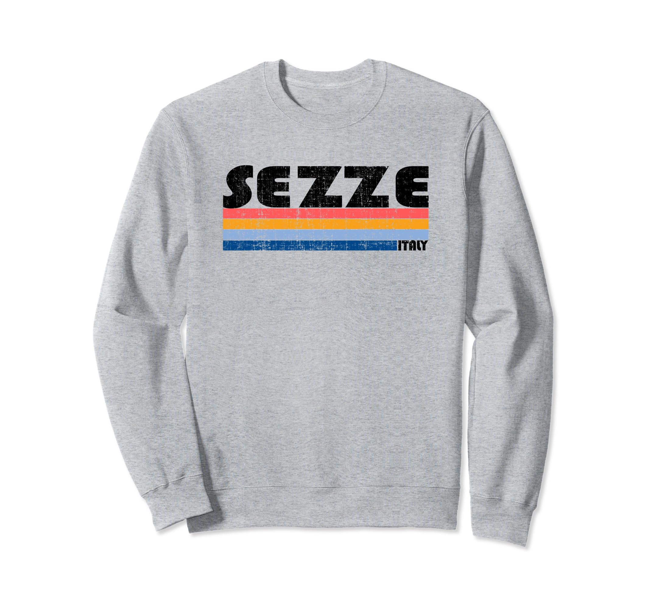 Sezze, Italy Retro 70s 80s Style Sweatshirt