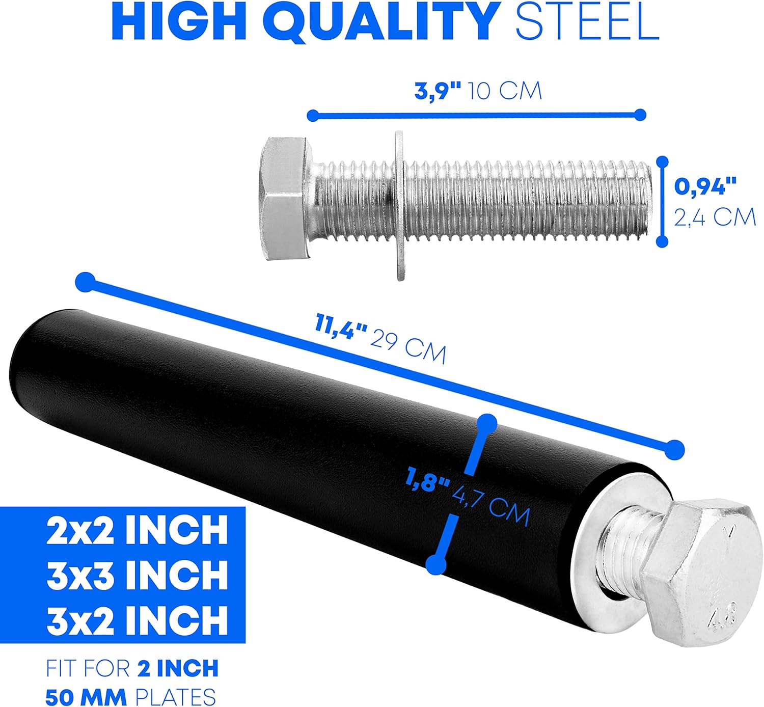 Weight Plate Holder Power Rack Attachment Barbell Safety Bars 2 Inch Olympic Plate Storage Power Squat Rack Holder Hooks Barbell Stand Holder Bar Weight Plates for 2x2 3x3 2x3 Power Cage Accessories