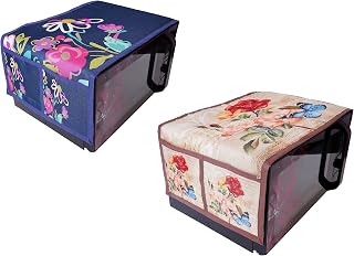 Da Anushi Microwave Oven Top Cover With 4 Utility Pockets Attractive Digital Prints/Dustproof/Water Proof/Scratch Resistan... Price In India
