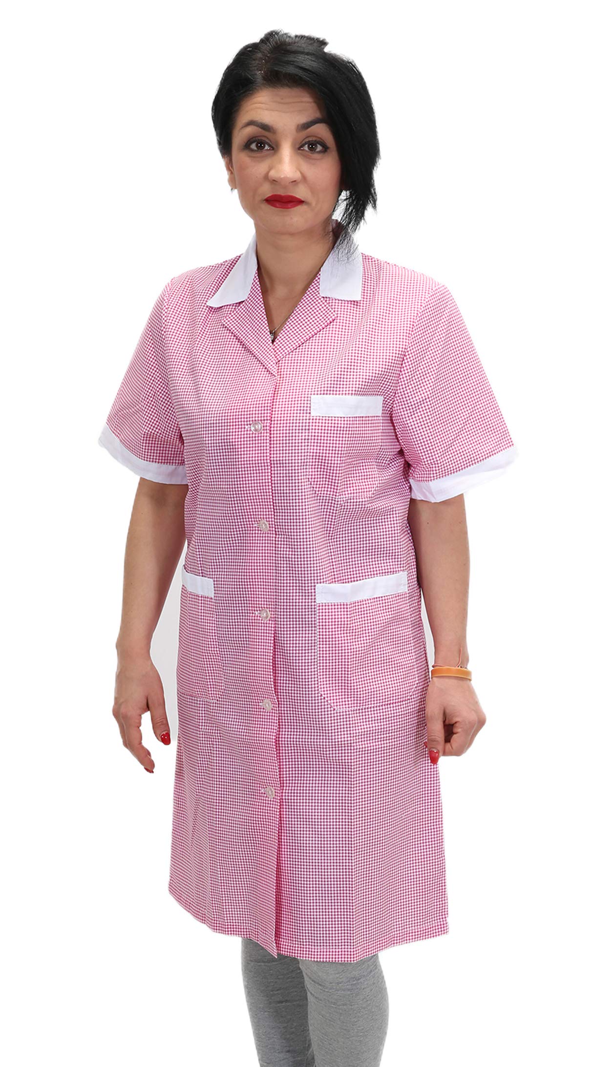 Bata de trabajo para mujer para limpieza doméstica, camarera con pisos