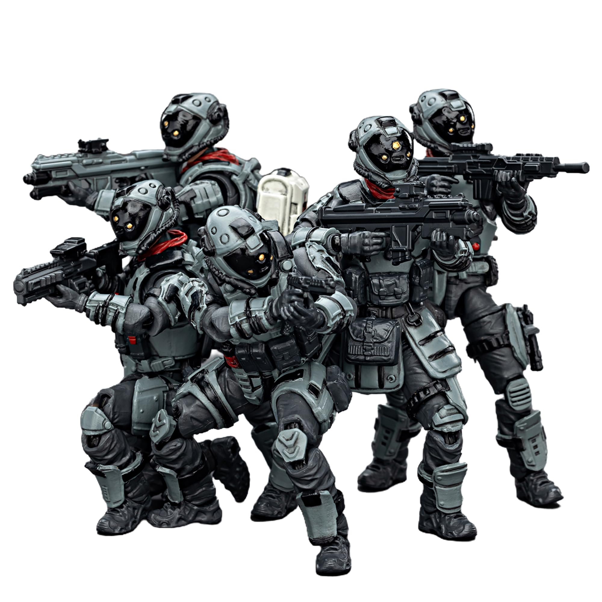 TOYVERSE JOYTOY 1/25 Figura de acción Dark Source, UNSC Mirage Squad, articulaciones móviles, modelo de personaje, más de 15 años