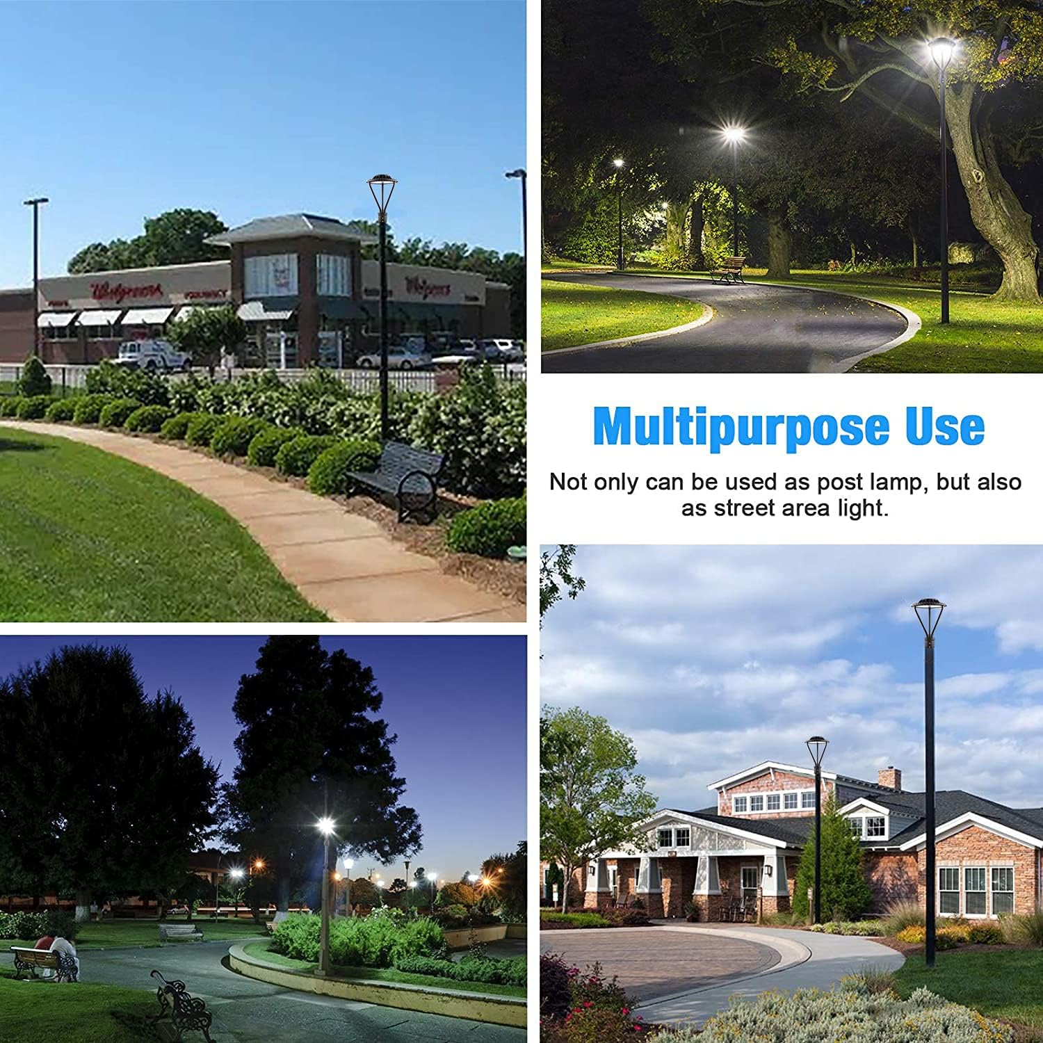 Chеареѕt 🛒 Okayledlight Led Post Top Pole Lights LED Circular Area Light 75W(300W Equiv.), 5000K Daylight Garden Pole Lights 11,200Lm, Outdoor Lamp Top Pathway Pole Light Fixture IP68 for Street Yard Light Suреr Chеар 🛒 Okayledlight Led Post Top Pole Lights LED Circular Area Light 75W(300W Equiv.), 5000K Daylight Garden Pole Lights 11,200Lm, Outdoor Lamp Top Pathway Pole Light Fixture IP68 for Street Yard Light