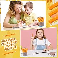 Vista 6 de Kosiz 1000 Pcs Golf Pencils Bulk 3.5 Inches HB Yellow Half Pencils Hexagonal Pre-sharpened Small Stationery for Kindergarten Kids Students Adults