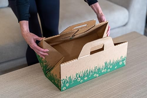 Miniatura 2 de Cajas de arena desechables de diez segundos para gatitos y gatos (10 unidades) Solución biodegradable para una eliminación rápida y fácil. Hecho de