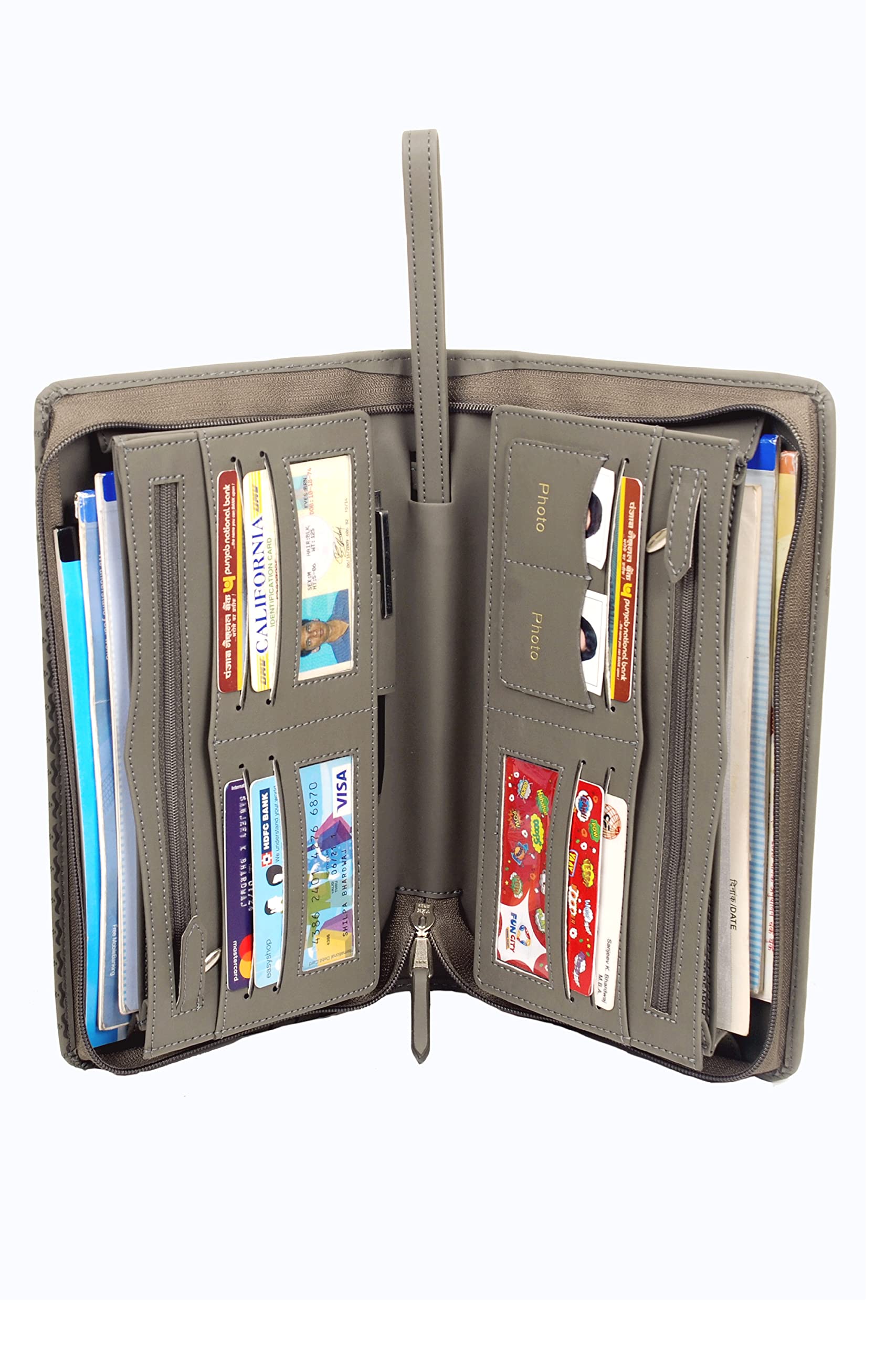 Sukeshcraft Multiple Cheque Book Holder | Original PU Holds Upto 8 Cheque Books, Mehroon 3