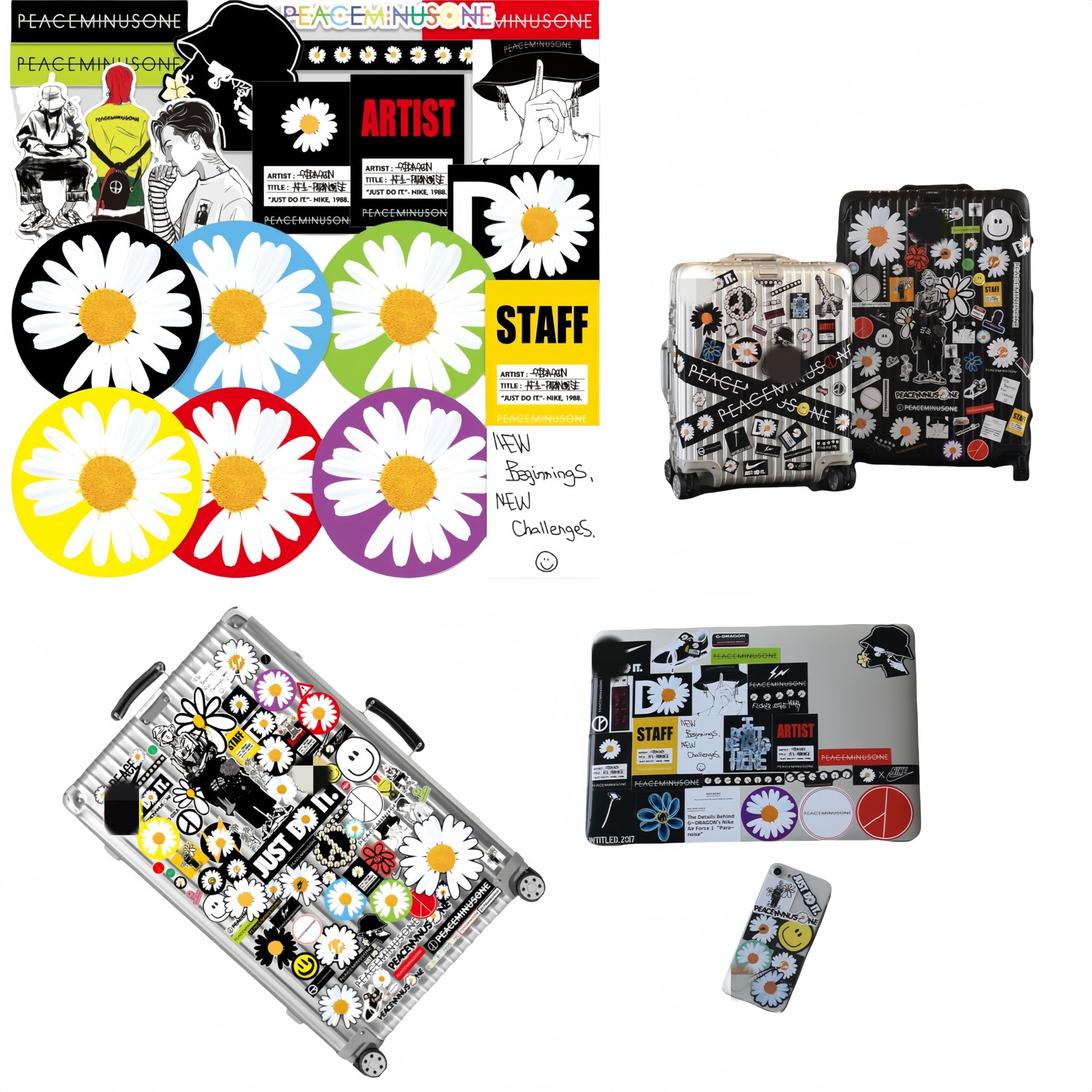 Amazon | VKLGGOPL ジードラゴン ステッカー GD セット G-Dragon PVC