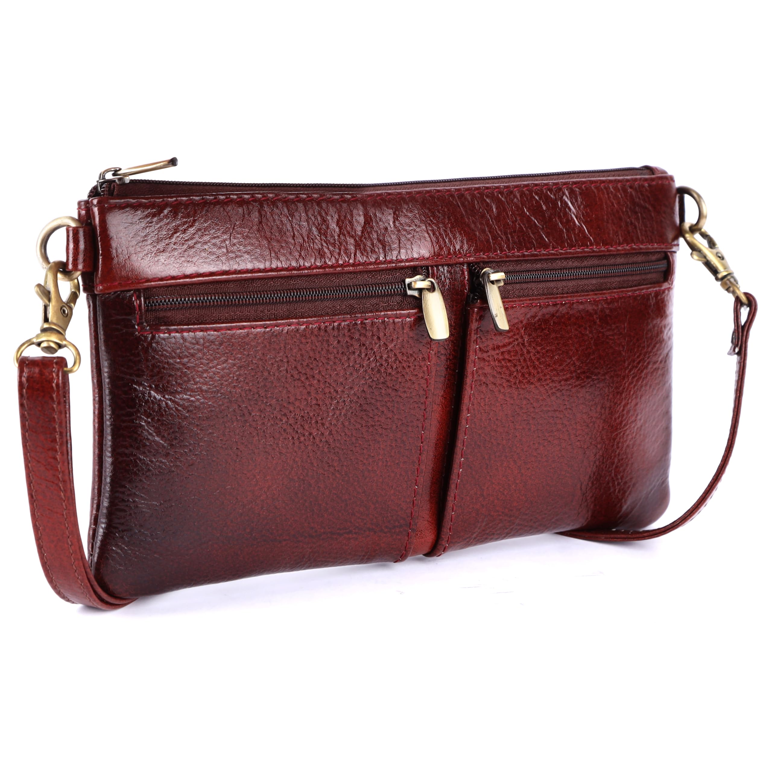 Raizel Genuine leather | mini sling- crossbody bag | colour brown | suitable shoulder strap for all womens and girls (B0CR8KNF12) Amazon Price History, Amazon Price Tracker