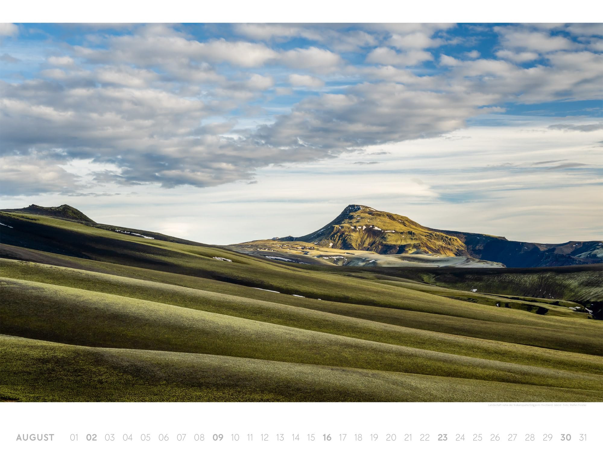 Freiraum Kalender 2026 | Hochwertiger Landschaftskalender im großen Querformat (66x50 cm) | Minimalismus in Natur und Landschaft