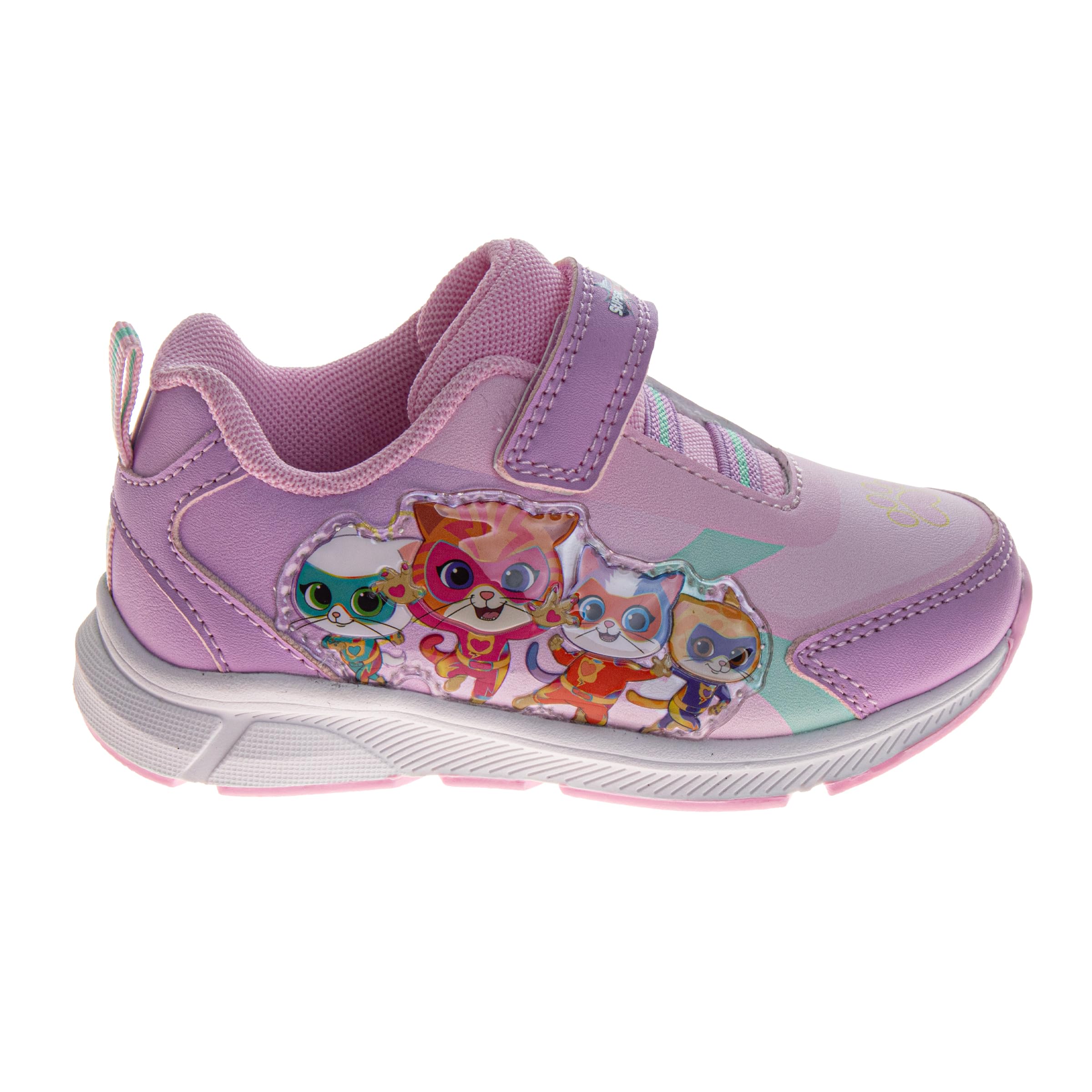 Bitsy Buddy Sparks - Scarpe da ginnastica per ragazze, con luci a LED, scarpe da ginnastica per bambine da 6 a 10 anni