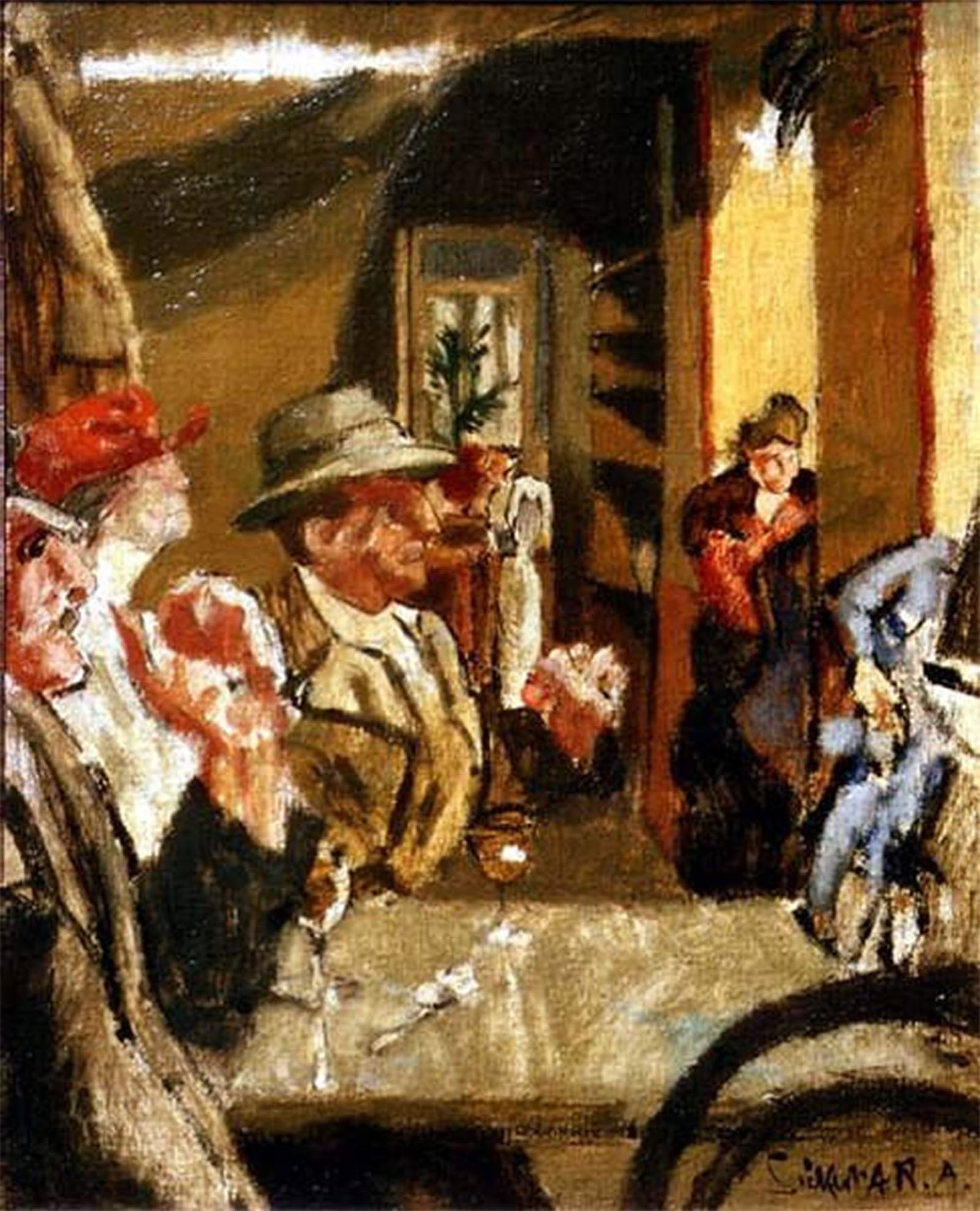 Affiche Impression Dieppe de Vernet Sickert Toile Murale Abstraite Salon 60x90