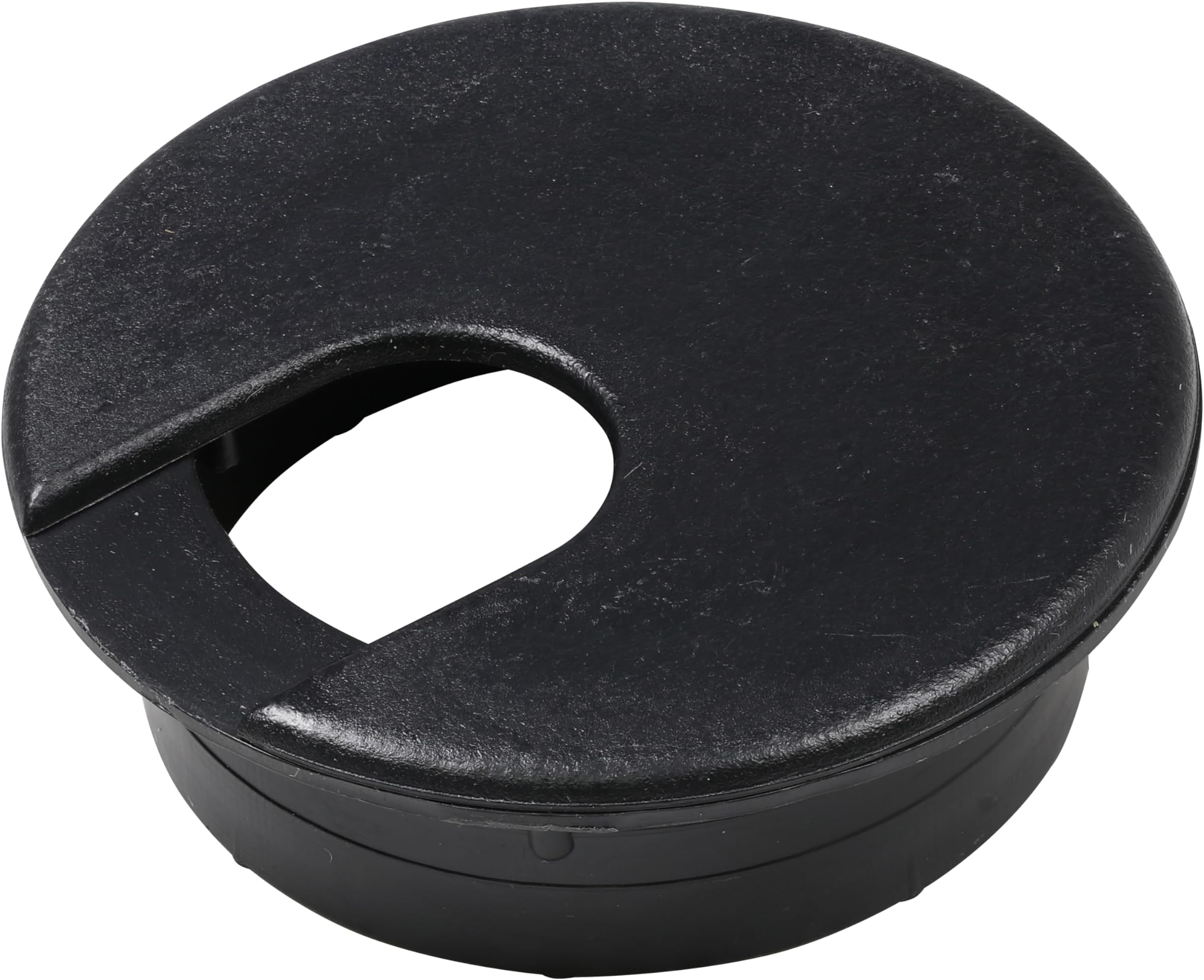 Rok Hardware 2" (51mm) Black Round Computer Desk Table Port Wire Cable Cord Organizer Hole Cover Grommet, ROKRG2BLK