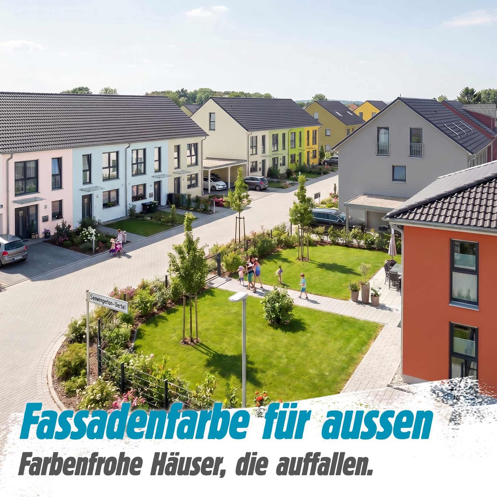 Fassadenfarbe Hybrid Sol-Silikat Premium | Silikat für außen | Direkt auf Altanstriche, Stein, Holz | Höchste Deckkraft | Weiß | 10 Liter 70-80 m2 | Riss/Abblätterungs-Schutz | UV-Witterungsstabil