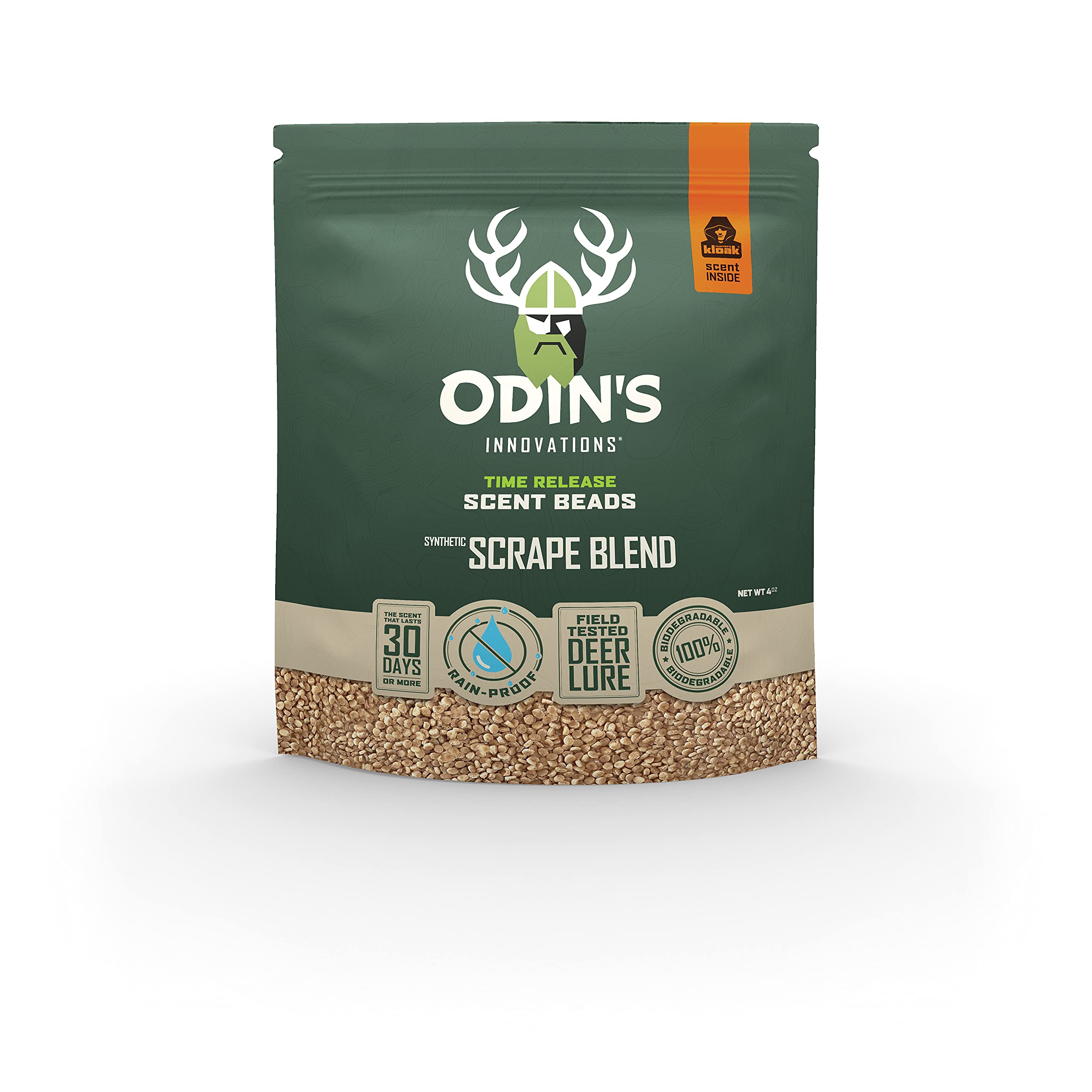 ODIN'S INNOVATIONS Deer Attractant, Buck or Doe Hunting Accessory for Whitetail Deer, Scents Infused in Biodegradable Synthetic Pellets, Attractants Last Up to 30 Days