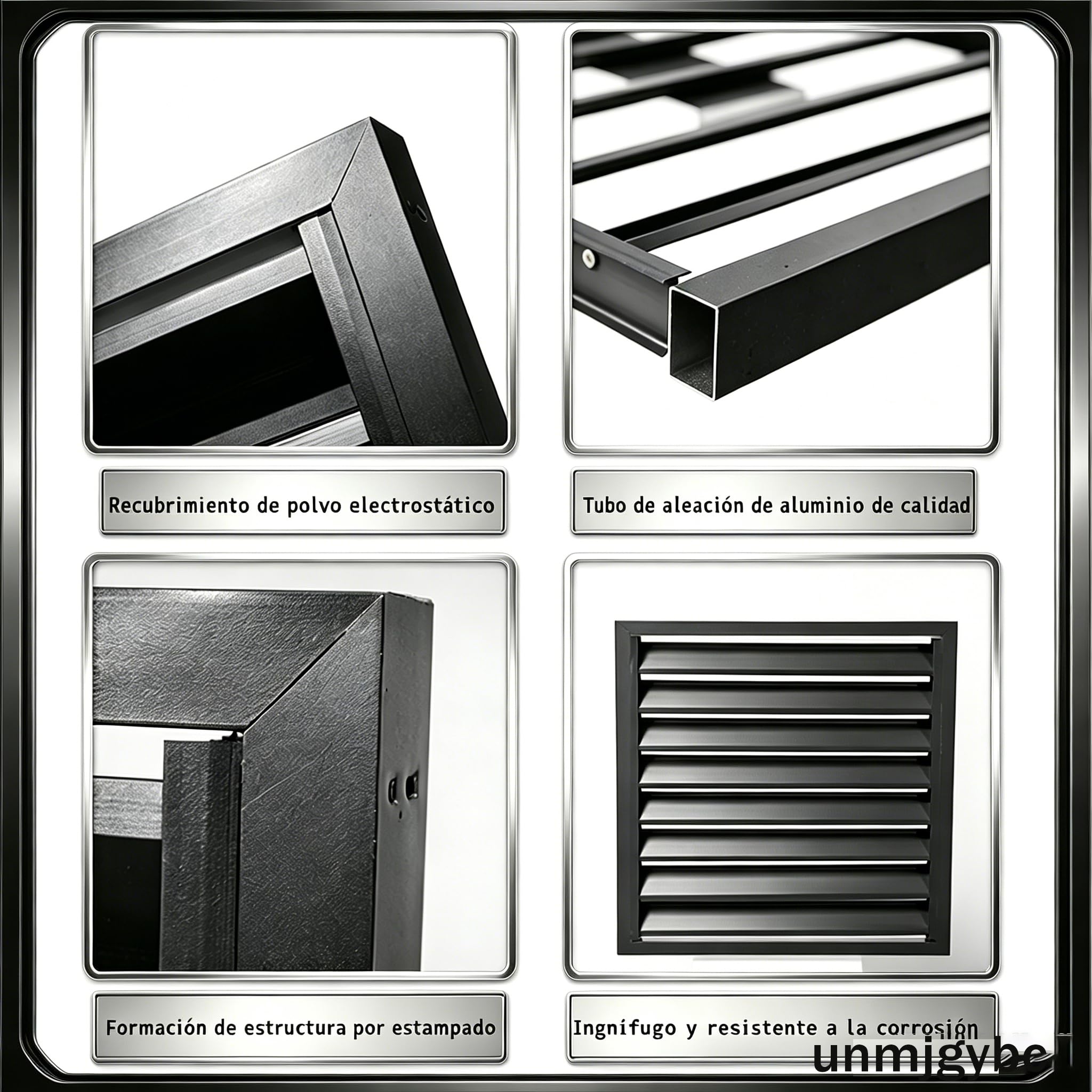 2~3P Protector para Aire Acondicionado, Cubierta Exterior de aleación de Aluminio, Marco Exterior para Aire Acondicionado, No obstruye la ventilación,Fácil de Instalar (Blanco, 110×60×80cm)