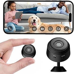 🎫🎫 DOUBLE COUPON! Mini Telecamera Spia Nascosta Wifi 1080P Interno Microcamera Spia wifi Invisibile con Audio, Mini Videocamera Sorveglianza Senza Fili Sicurezza per Casa Spy Cam con Rilevamento Movimento Controllo App